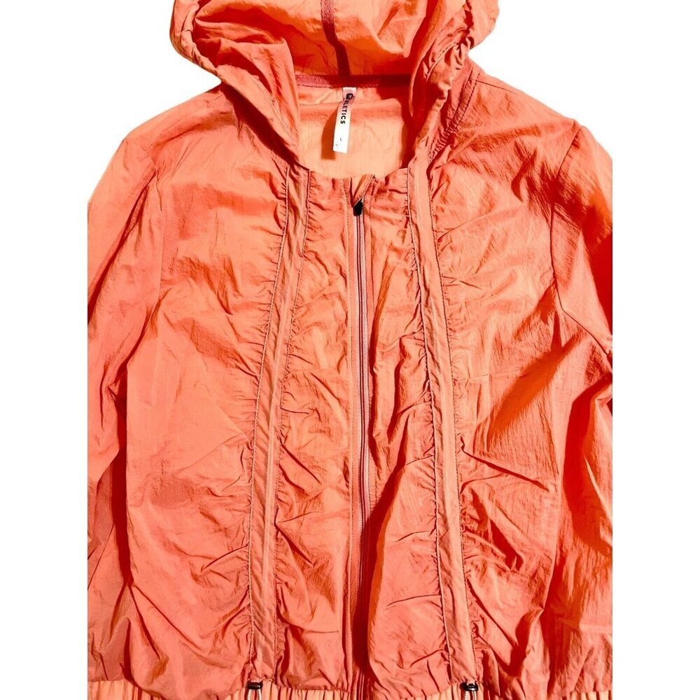 Fabletics Donovan Orange Jacket Lightweight Windb… - image 3